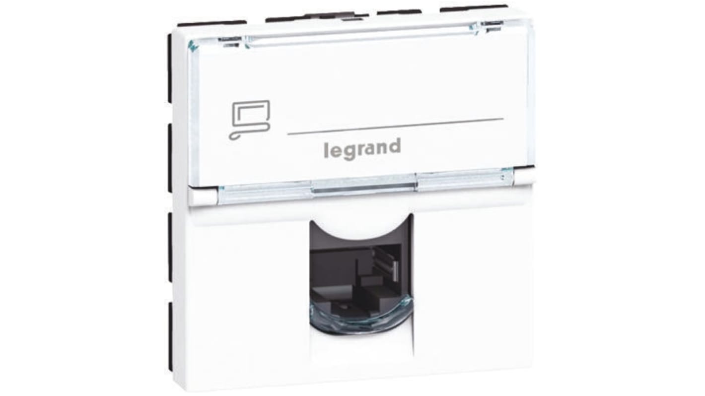 Legrand White Telephone Socket