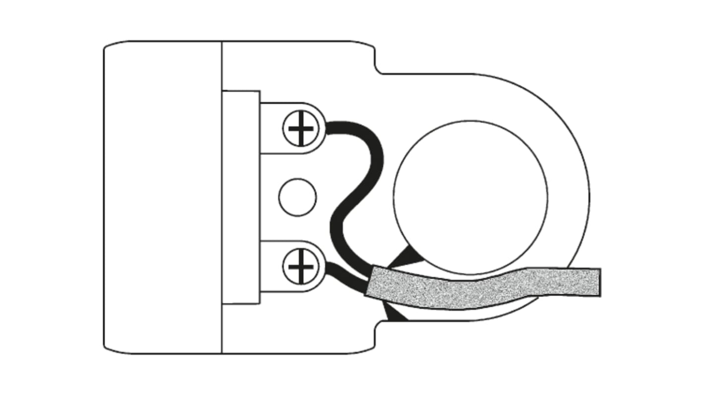 Legrand French / German Mains Connector, 6A White, Cable Mount Polymer Screw, 230 V