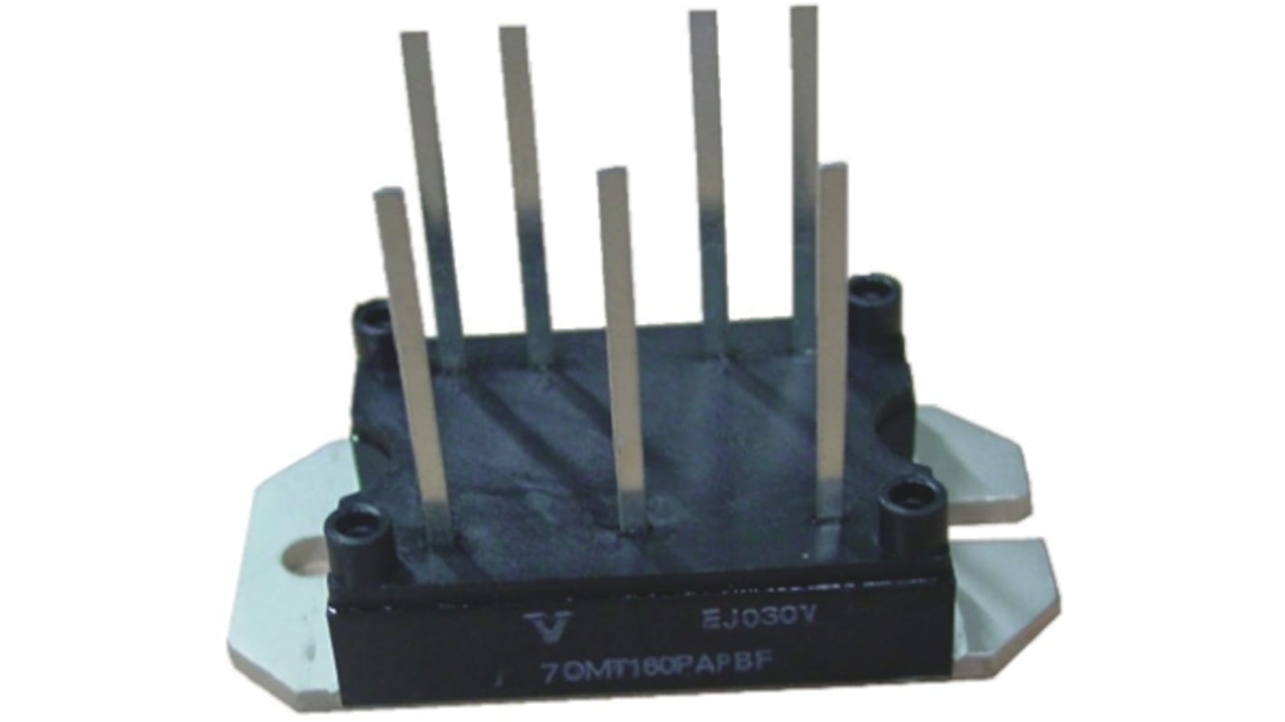 Vishay Bridge Rectifier, 75A, 1600V, 3-phase, 8-Pin