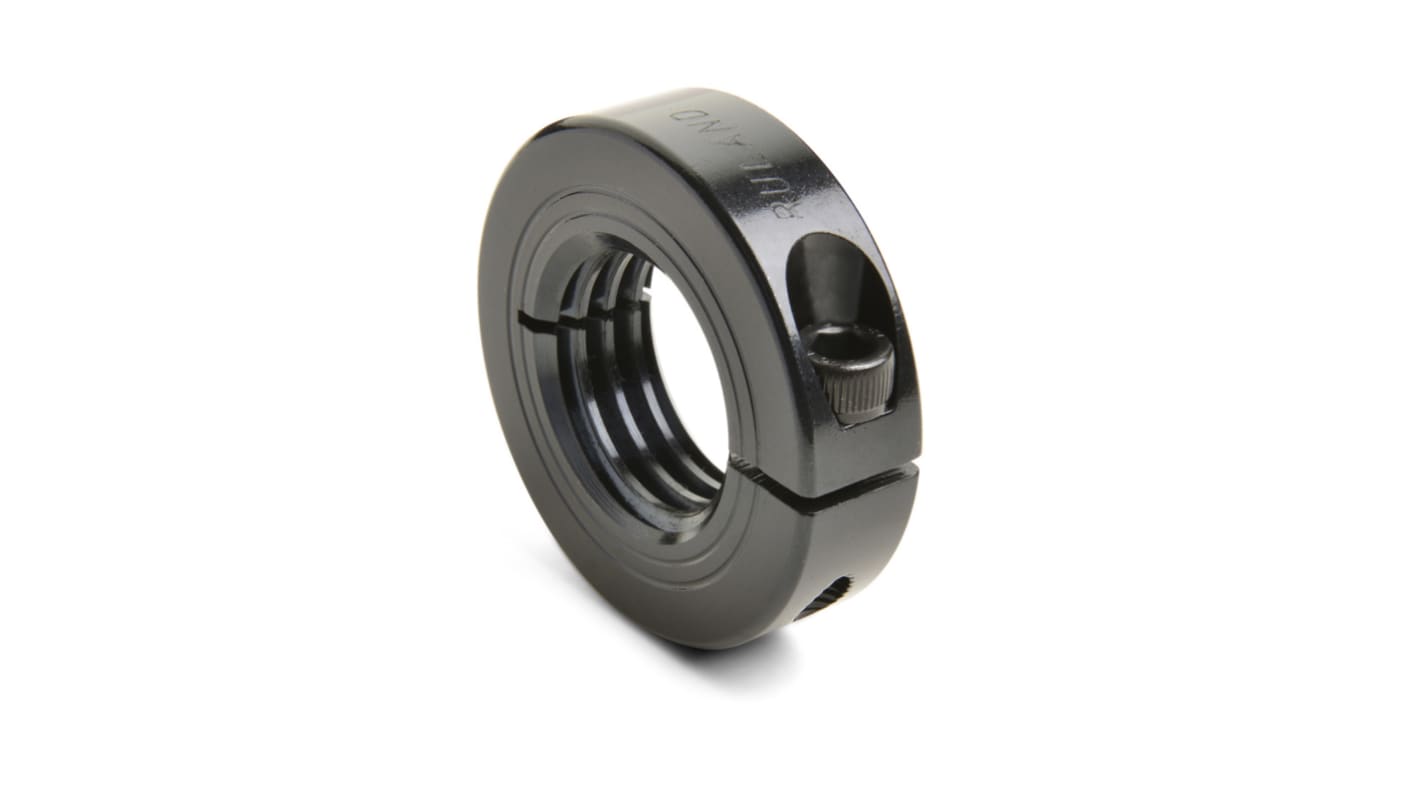 Ruland Shaft Collar, One Piece, Clamp Screw, Bore 6mm, OD 16mm, W 9mm, Steel