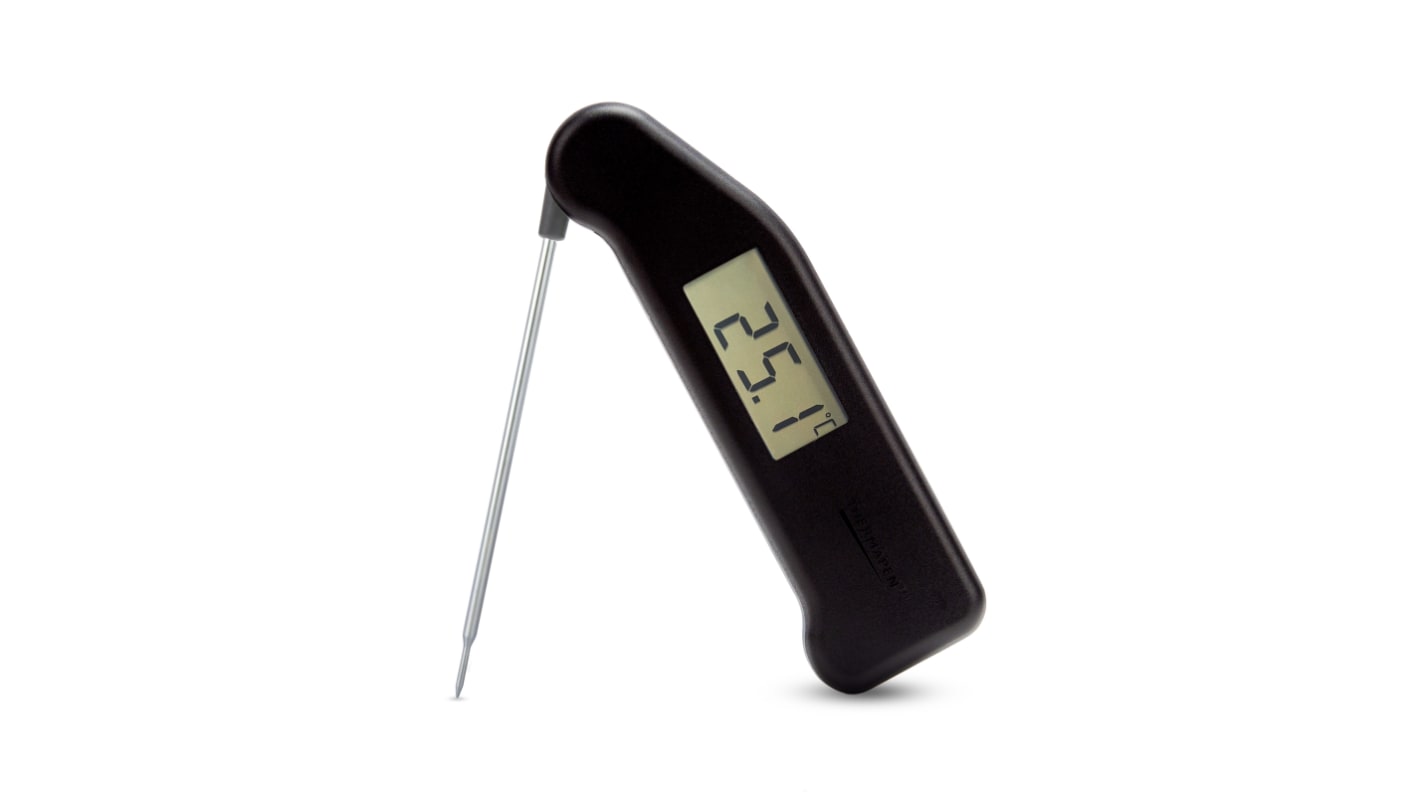 Instruments Direct 231-207 Wired Digital Thermometer for Food Industry Use, K Probe, 1 Input(s), +299.9°C Max, ±0.4 °C
