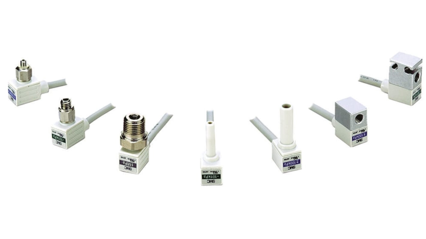 SMC Pressure Sensor 1.5MPa, 12 → 24V dc, IP40 1 MPa