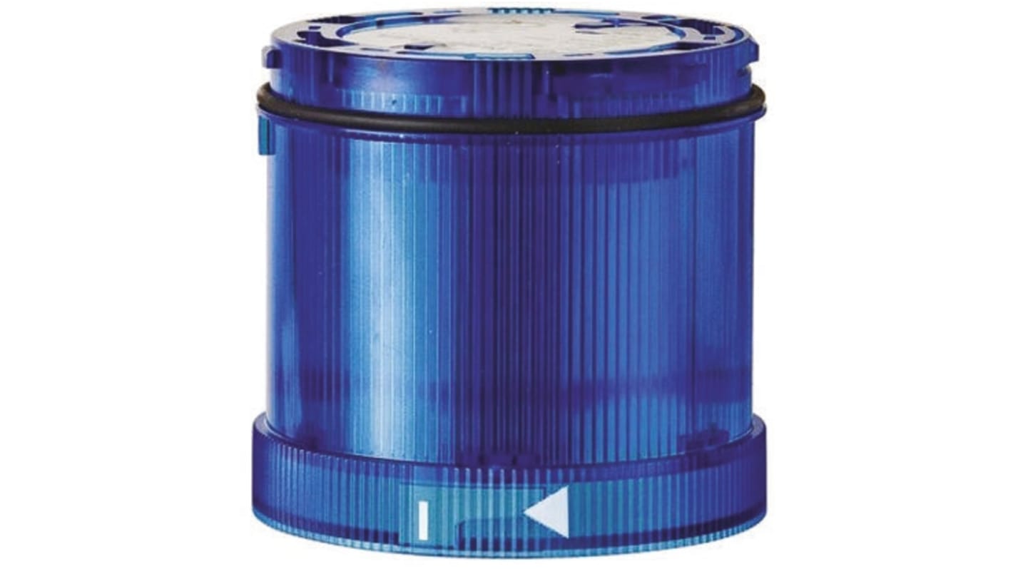 Elemento luminoso Werma 644 constante, LED, Azul, Ø 70mm, alim. 24 Vdc