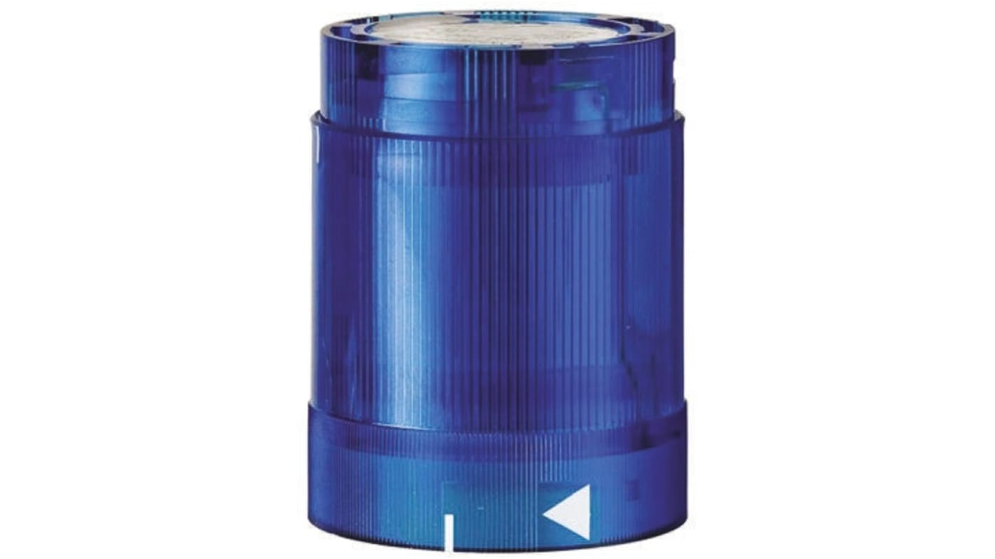 Werma 848 Series Blue Flashing Effect Beacon Unit, 24 V ac/dc, LED Bulb, DC, IP54