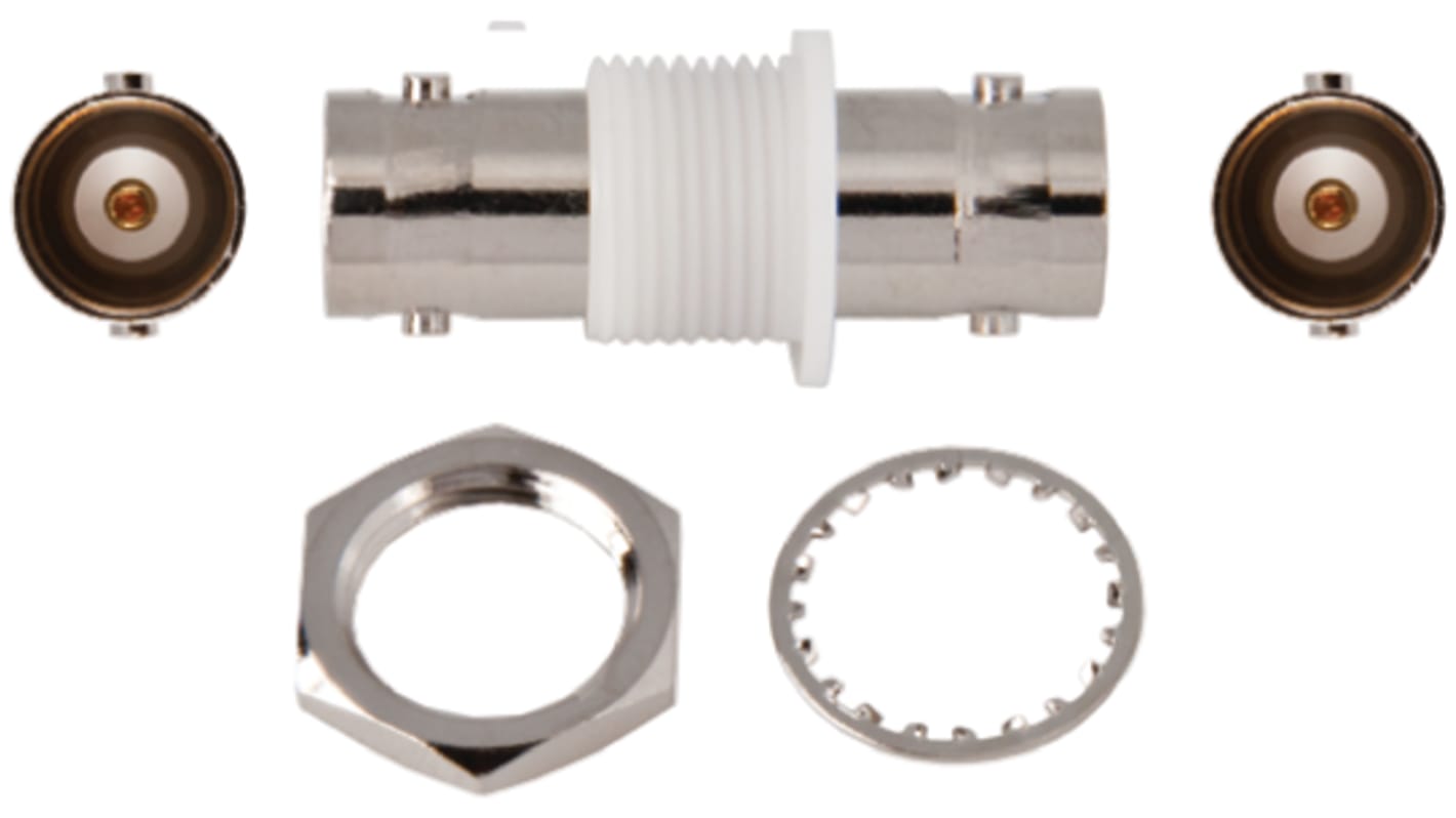 Amphenol RF Straight 75Ω RF Adapter BNC Socket to BNC Socket 1GHz