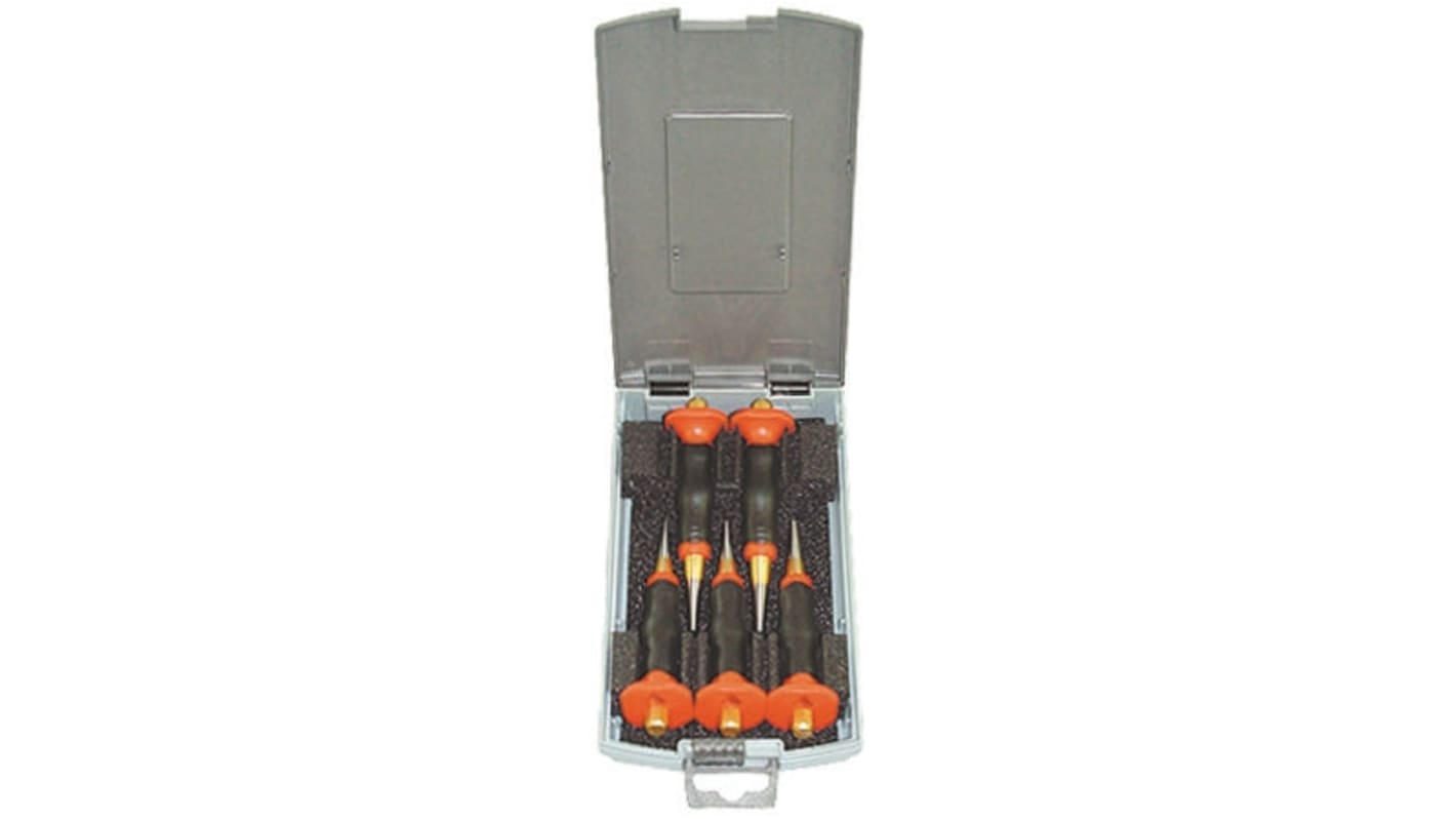 RS PRO 5-Piece Punch Set, Drift Punch, 10.0 mm Shank