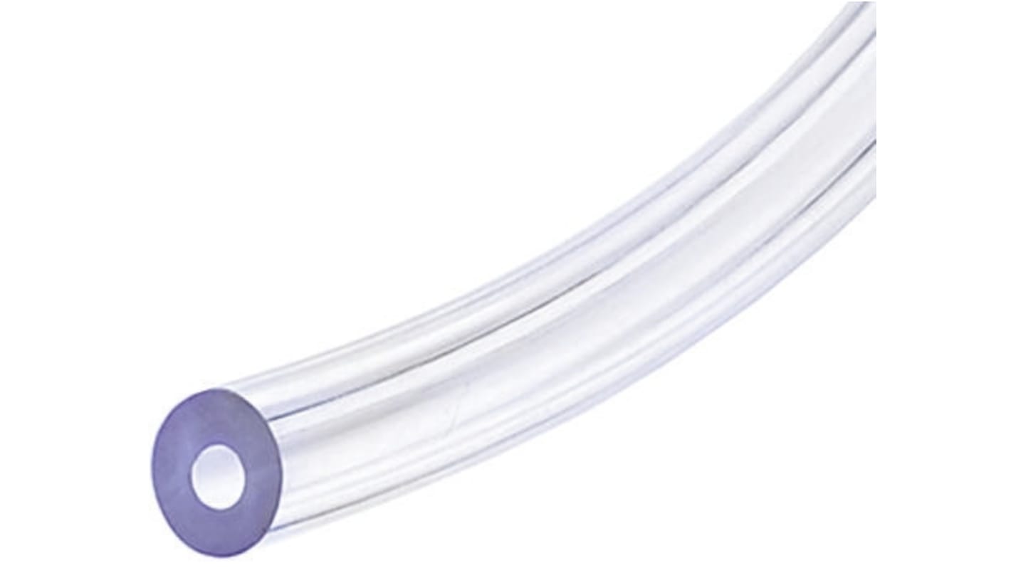 RS PRO 5m 6mm diameter Clear Round Polyurethane Belt for use with 64mm minimum pulley diameter