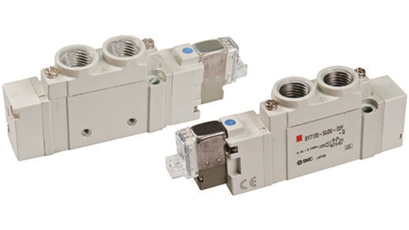 SMC エアソレノイドバルブ, SY7000シリーズ, パイロット SMC エアソレノイドバルブ, SY7000シリーズ, パイロット