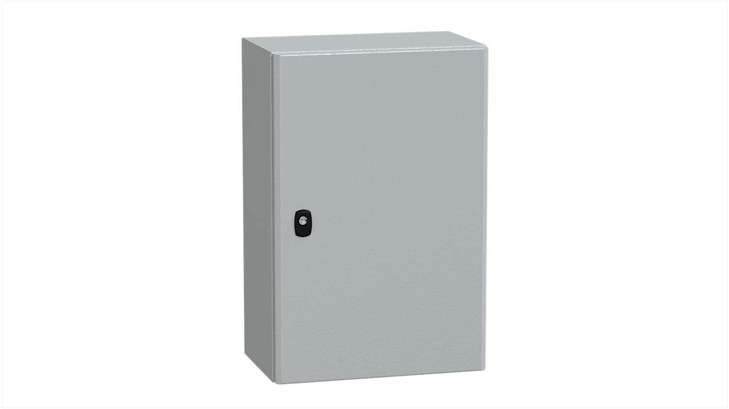 Contenitore a parete con portello Piatta Schneider Electric in Acciaio 600 x 400 x 250mm, col. Grigio, IP66