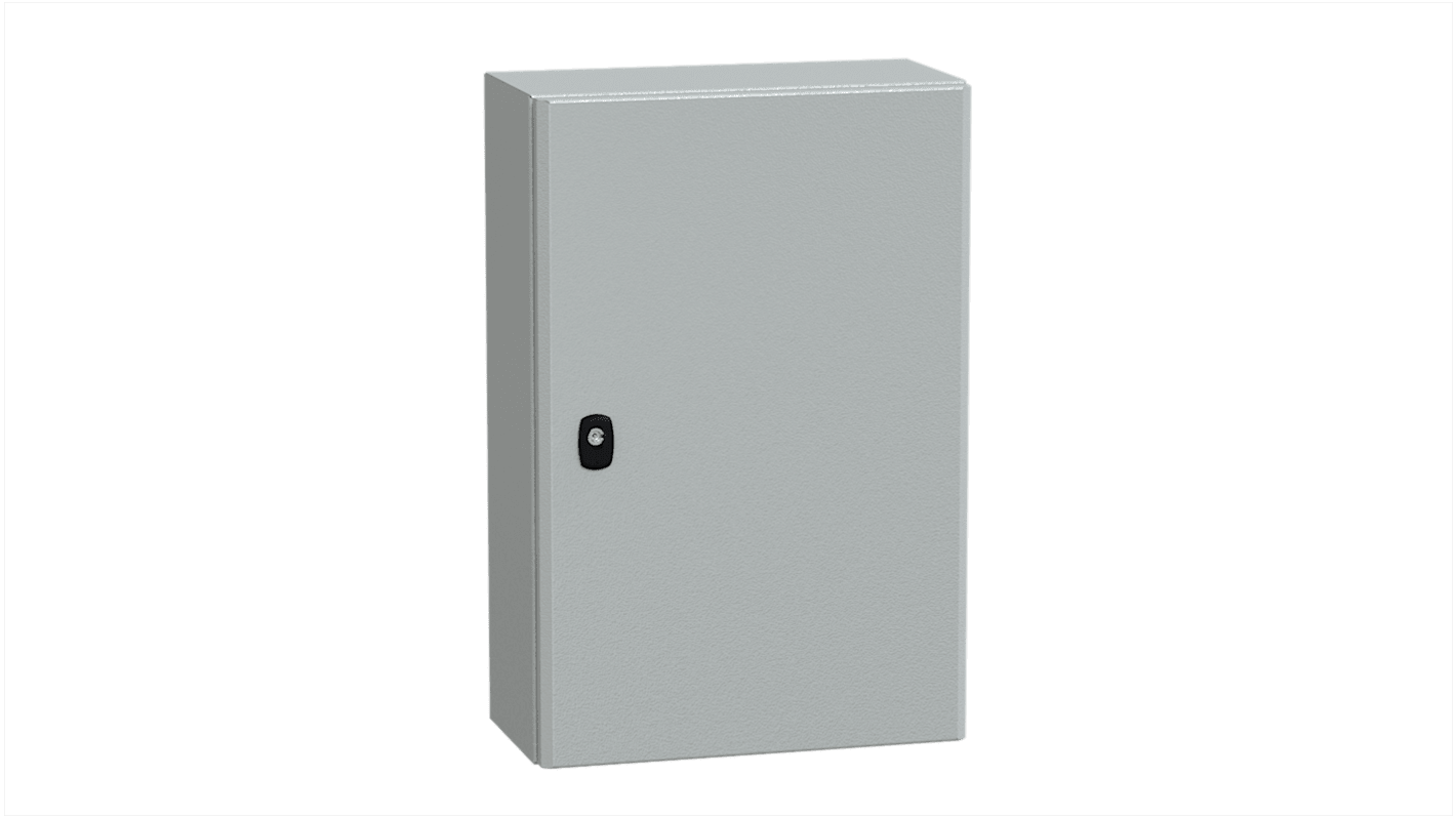 Contenitore a parete con portello Piatta Schneider Electric in Acciaio 600 x 400 x 200mm, col. Grigio, IP66, IP67