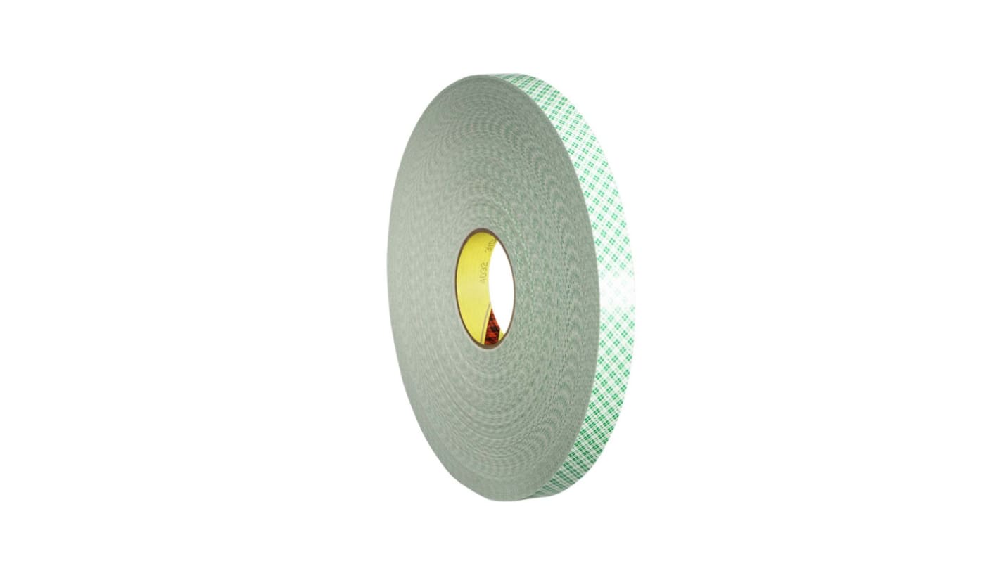 3M 4032, 4032 White Foam Tape, 19.0mm x 66.0m, 0.80mm Thick