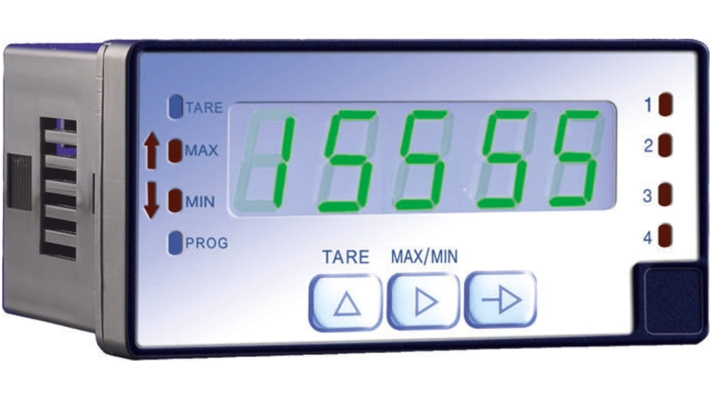 Voltímetro digital DC Baumer PA419, con display LED, 5 dígitos