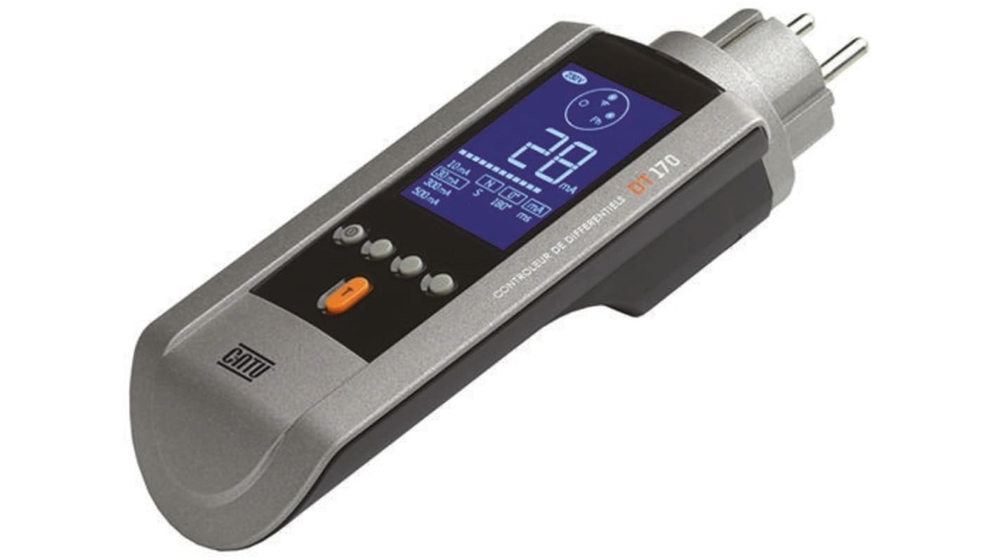 Tester di terra Catu DT-170, display LCD