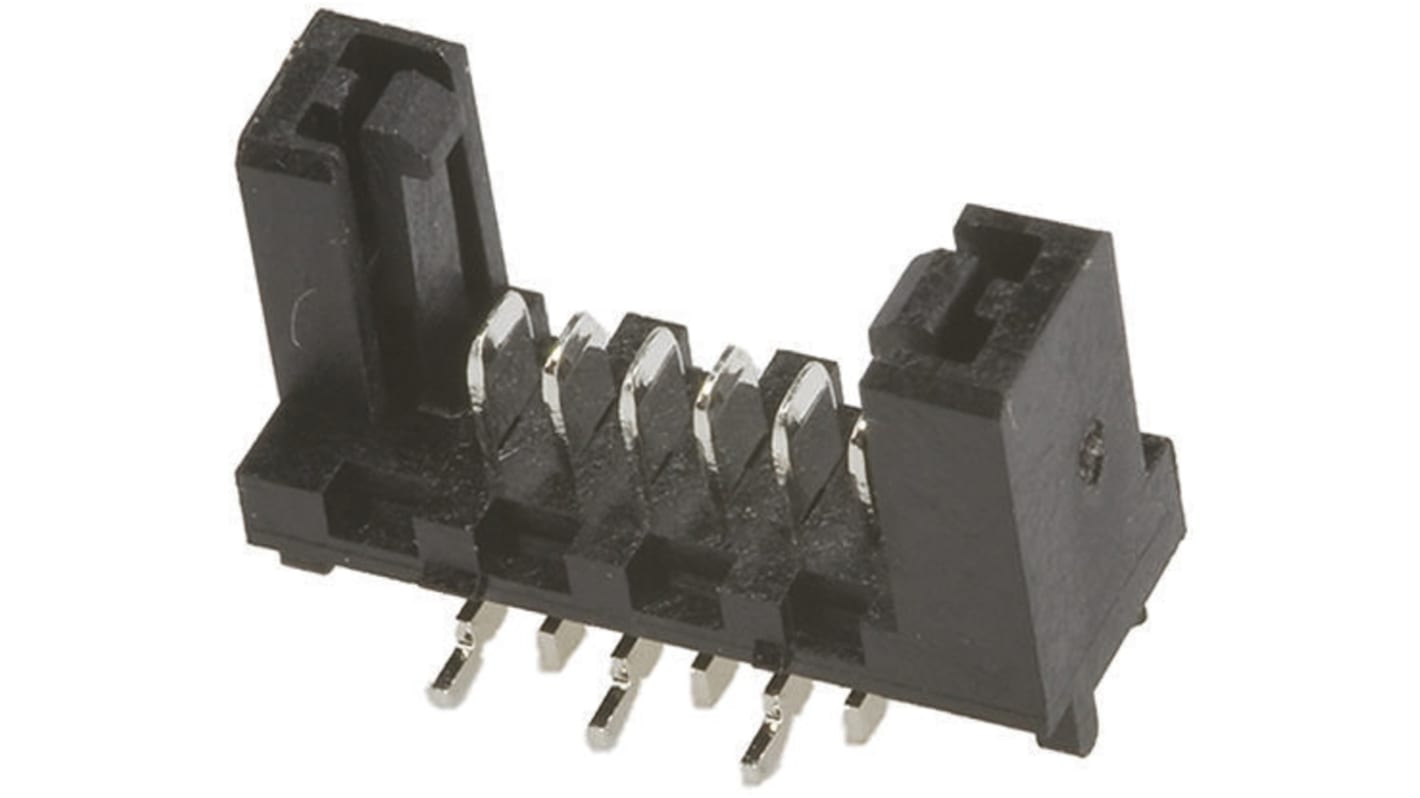 Molex IDC连接器, 母座, 8p, 1.27mm间距, SMT安装, 焊接端接, 直向, Picoflex系列