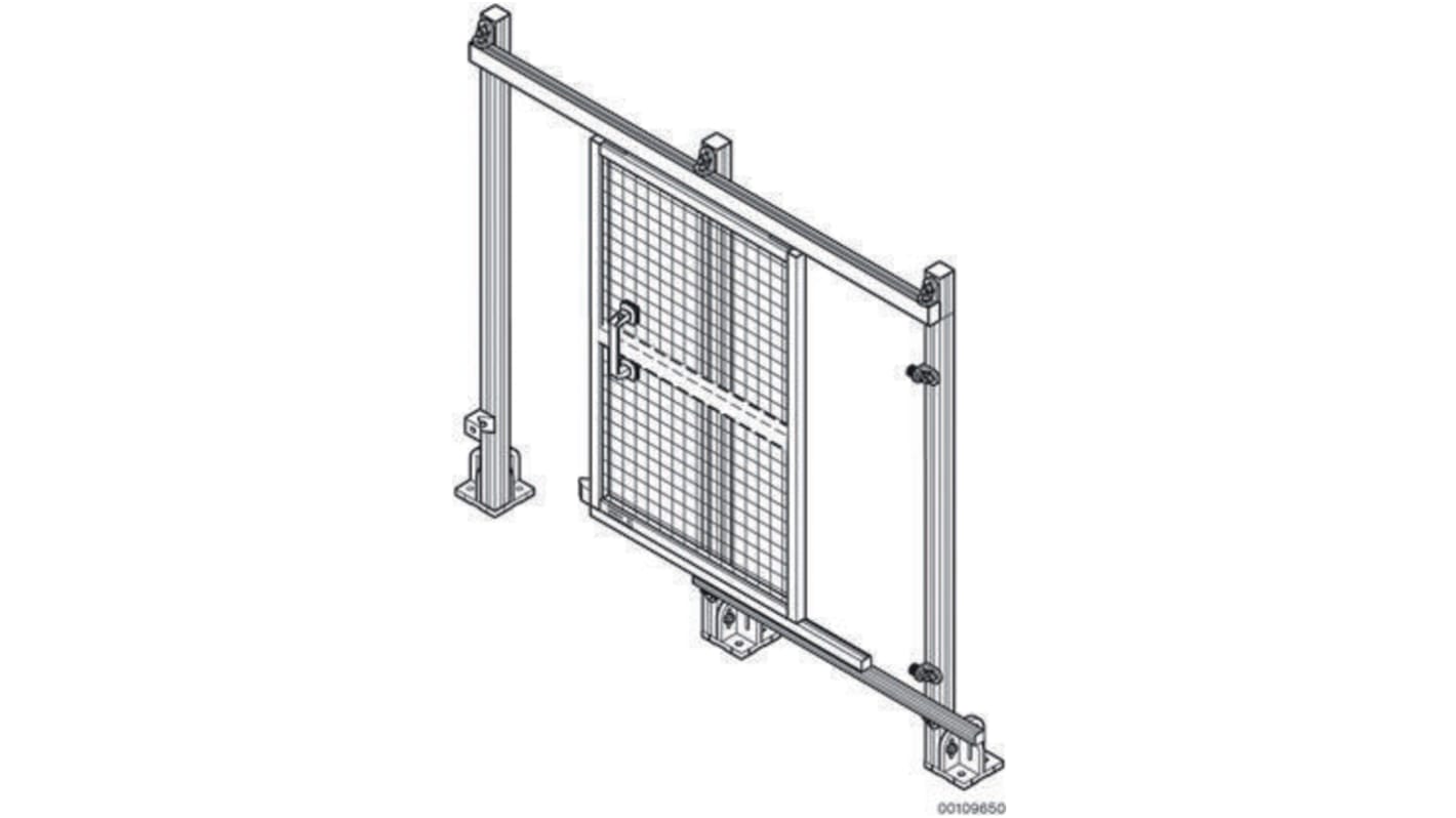 Bosch Rexroth Safety Door EcoSafe, Aluminium, 1800 mm Height, 1m Width