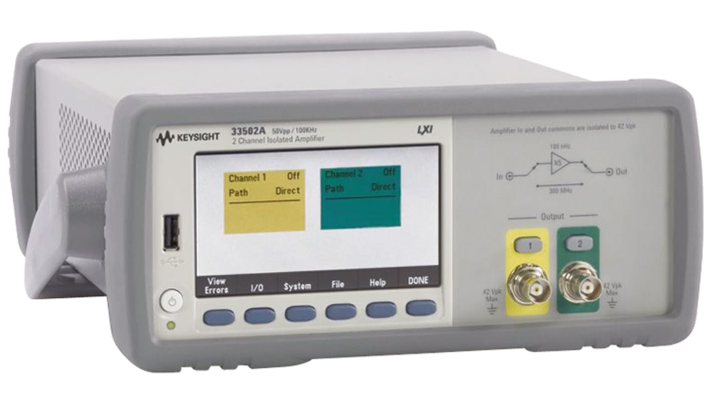 Keysight Technologies 33502A RF Amplifier, 75dB, 50V Pk-Pk, 50 Ω