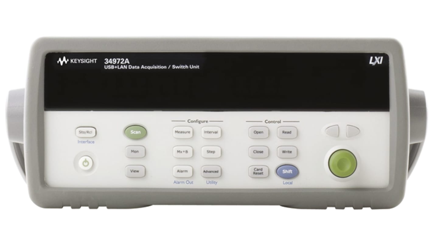 Acquisizione dati digitale Keysight Technologies 34972A, 20 canali, LAN, USB