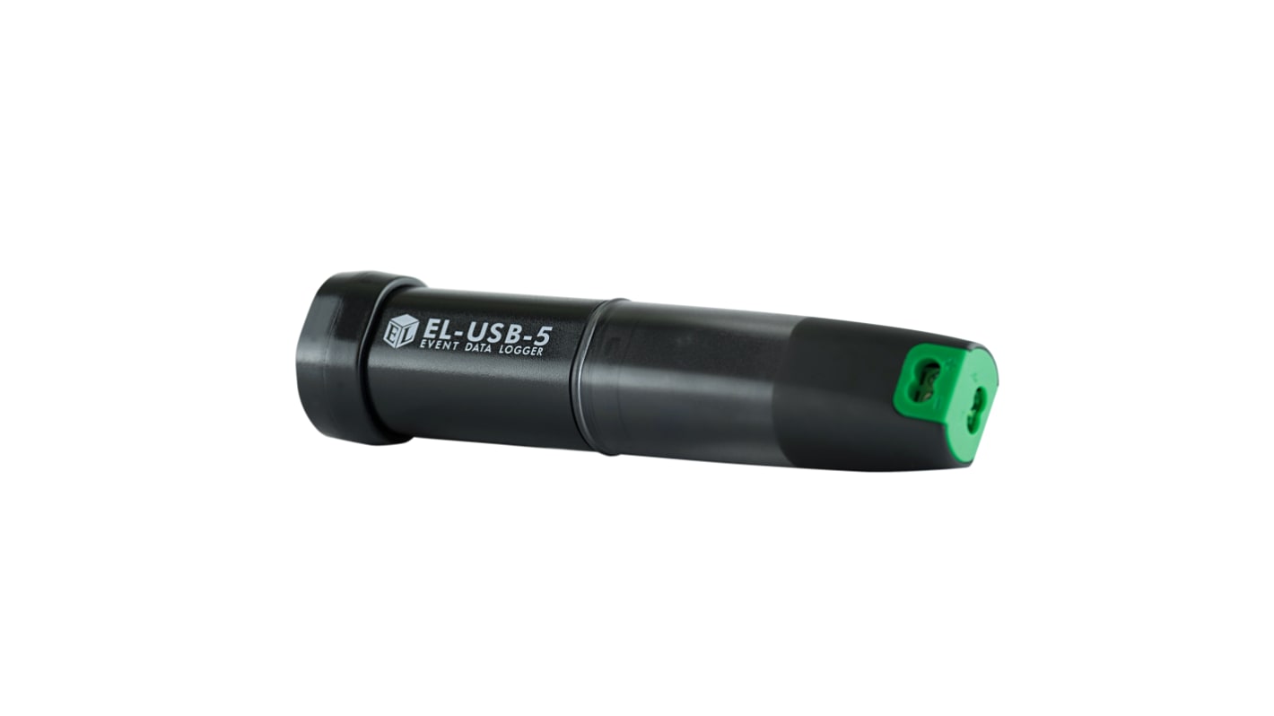 Registrador de datos Lascar EL-USB-5, para Contador, Evento, Cambio de Estado, con alarma, display LED, interfaz USB