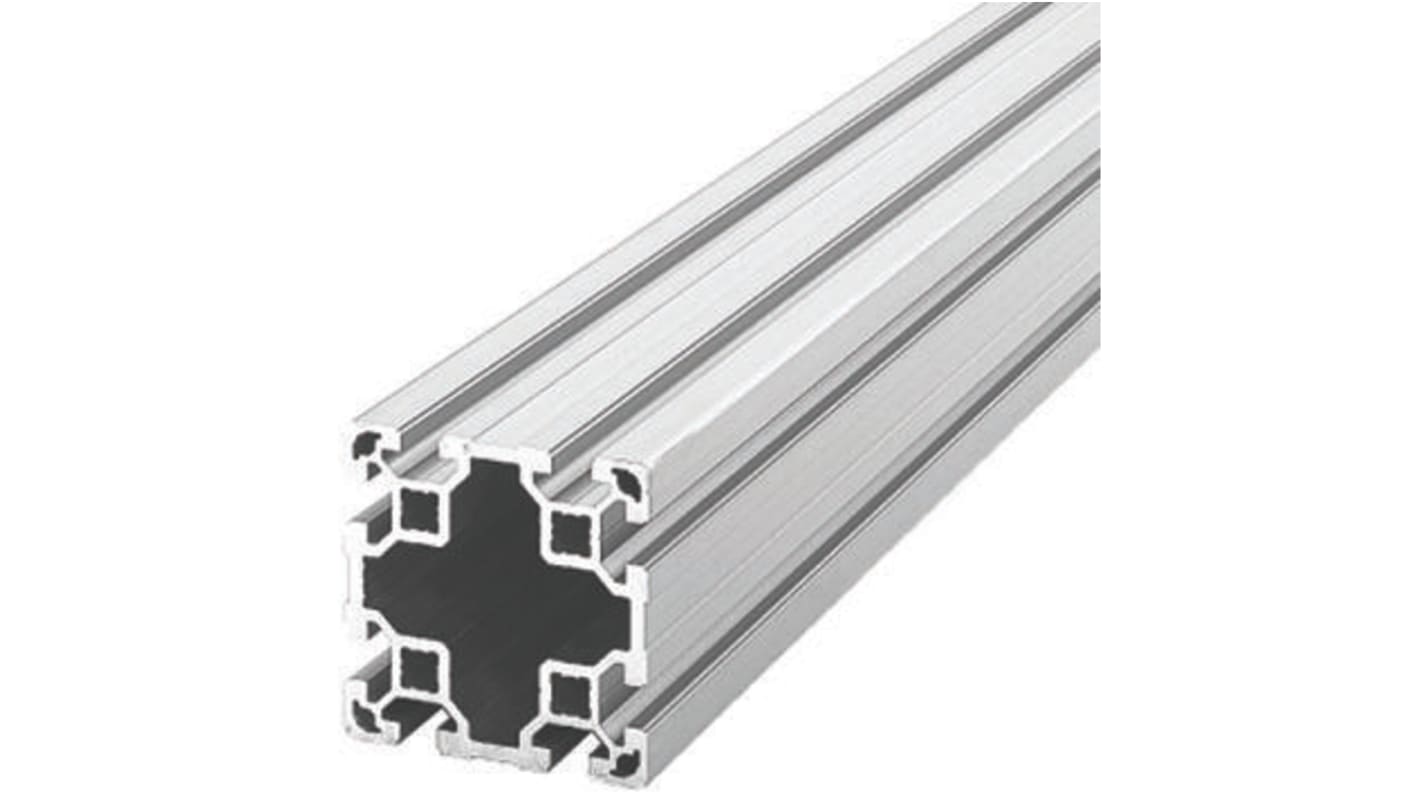 Bosch Rexroth Silver Aluminium Profile Strut, 80 x 80 mm, 10mm Groove, 3000mm Length