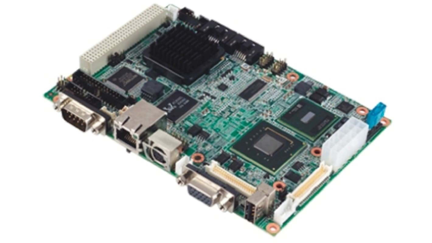 Komputer jednopłytkowy, 2 GB, Intel Atom N270, 1.6GHz, 1x SODIMM DDR2, 10/100/1000 Ethernet, PCI-104, Advantech