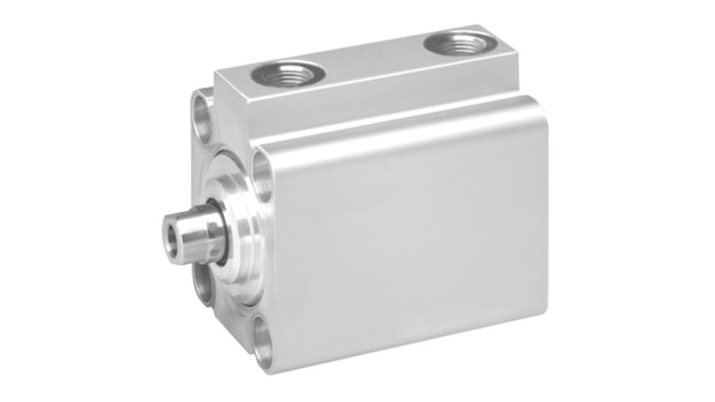 Emerson KHZ Pneumatik-Kompaktzylinder doppeltwirkend, Bohrung Ø 32mm / Hub 10mm, bis 10 bar