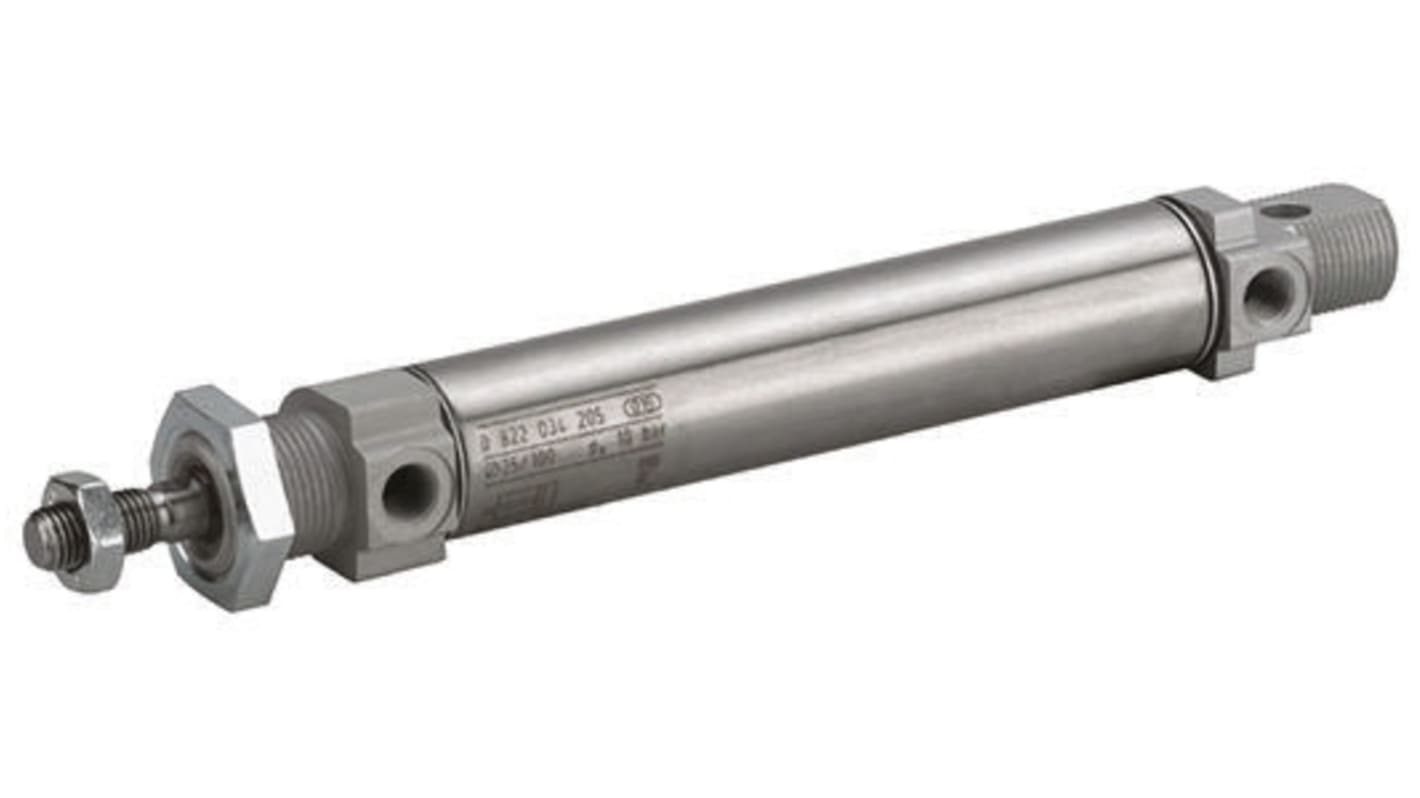 EMERSON ? AVENTICS Pneumatic Piston Rod Cylinder - 25mm Bore, 25mm Stroke, MNI Series, Double Acting