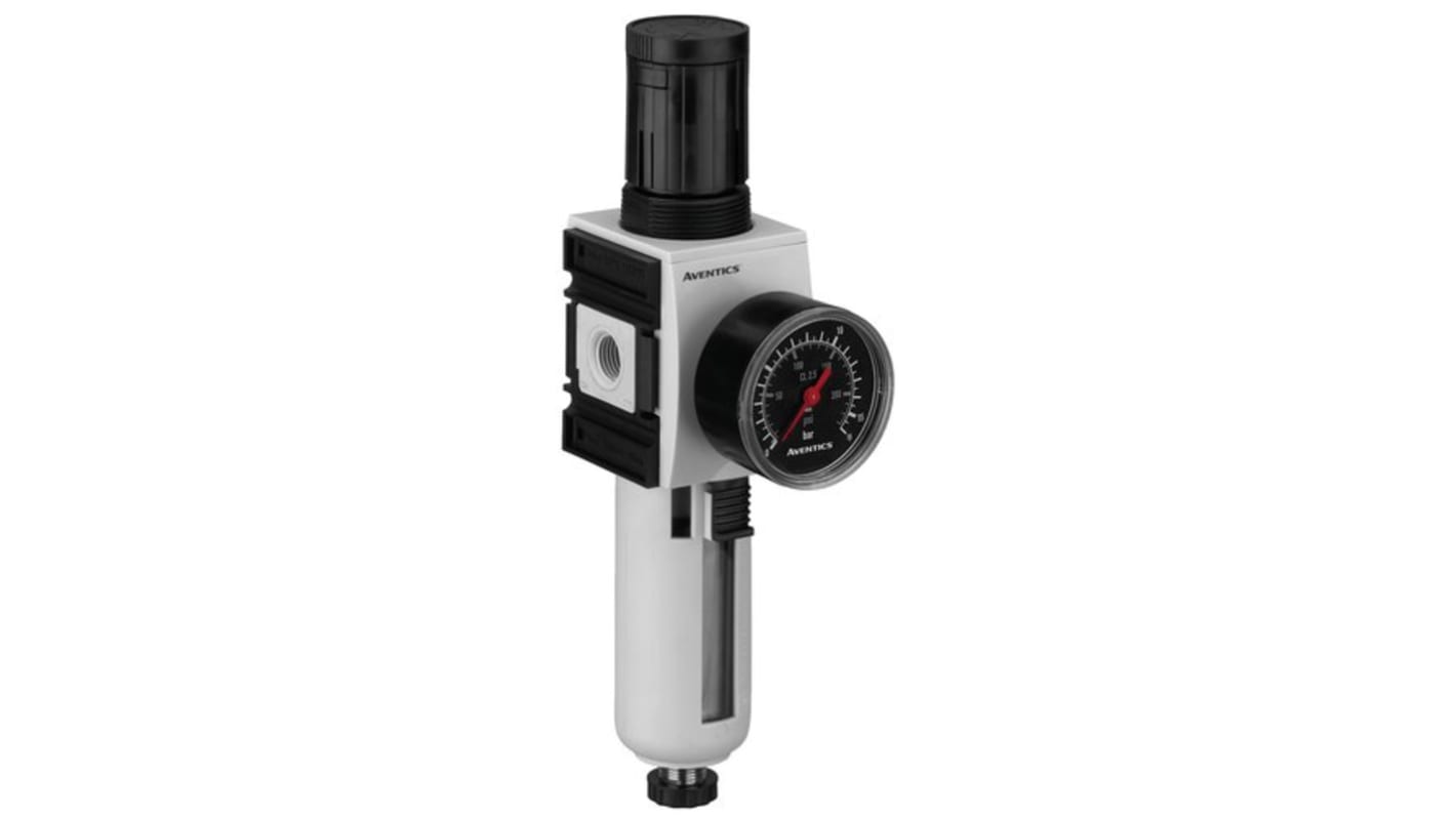 EMERSON – AVENTICS AS2-FRE Filter Regulator, 5μm, G 1/4, Semi Automatic