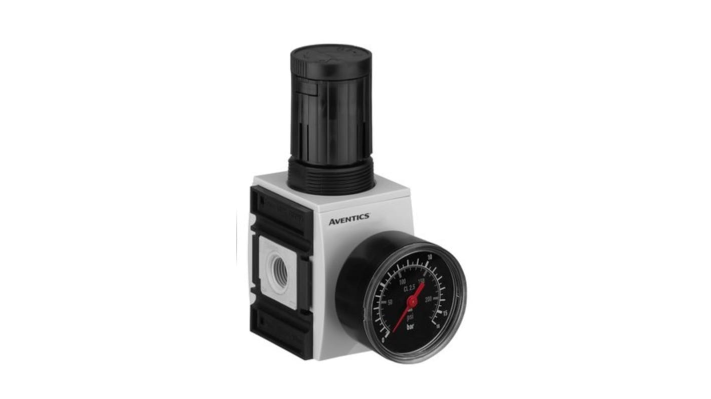 EMERSON – AVENTICS G 1/2 Pneumatic Regulator - 0.5bar to 16bar, 1/2in, 16bar max. input