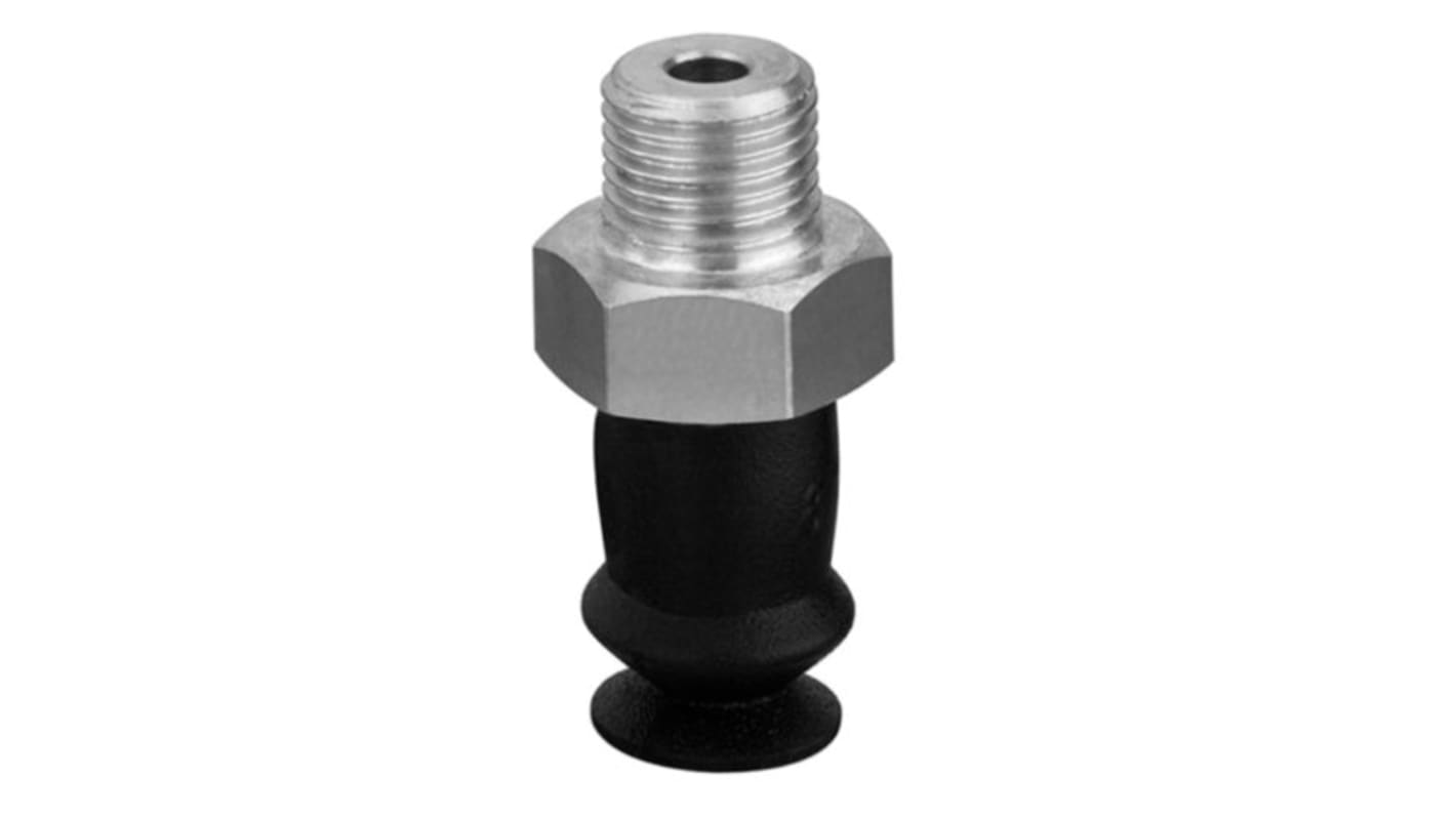 EMERSON ? AVENTICS 15.6mm Bellows Acrylonitrile Butadiene Rubber Suction Cup 1820415035, 1/8 in