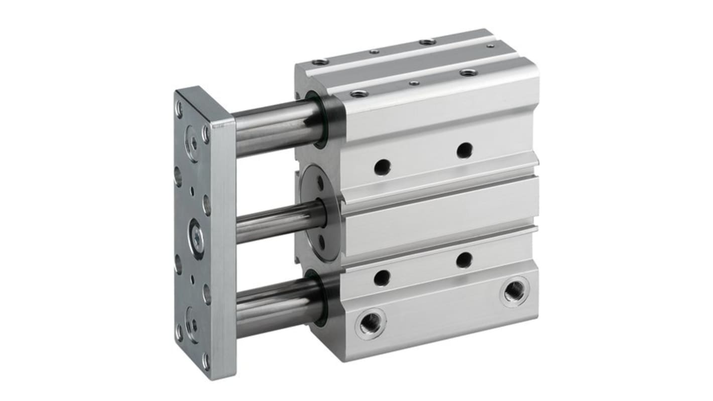 EMERSON – AVENTICS Pneumatic Guided Cylinder - 25mm Bore, 50mm Stroke, GPC-BV Series, Double Acting