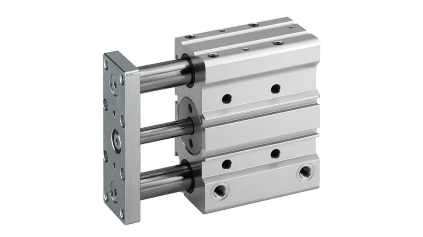 EMERSON ? AVENTICS Pneumatic Guided Cylinder - 25mm Bore, 30mm Stroke, GPC-BV Series, Double Acting