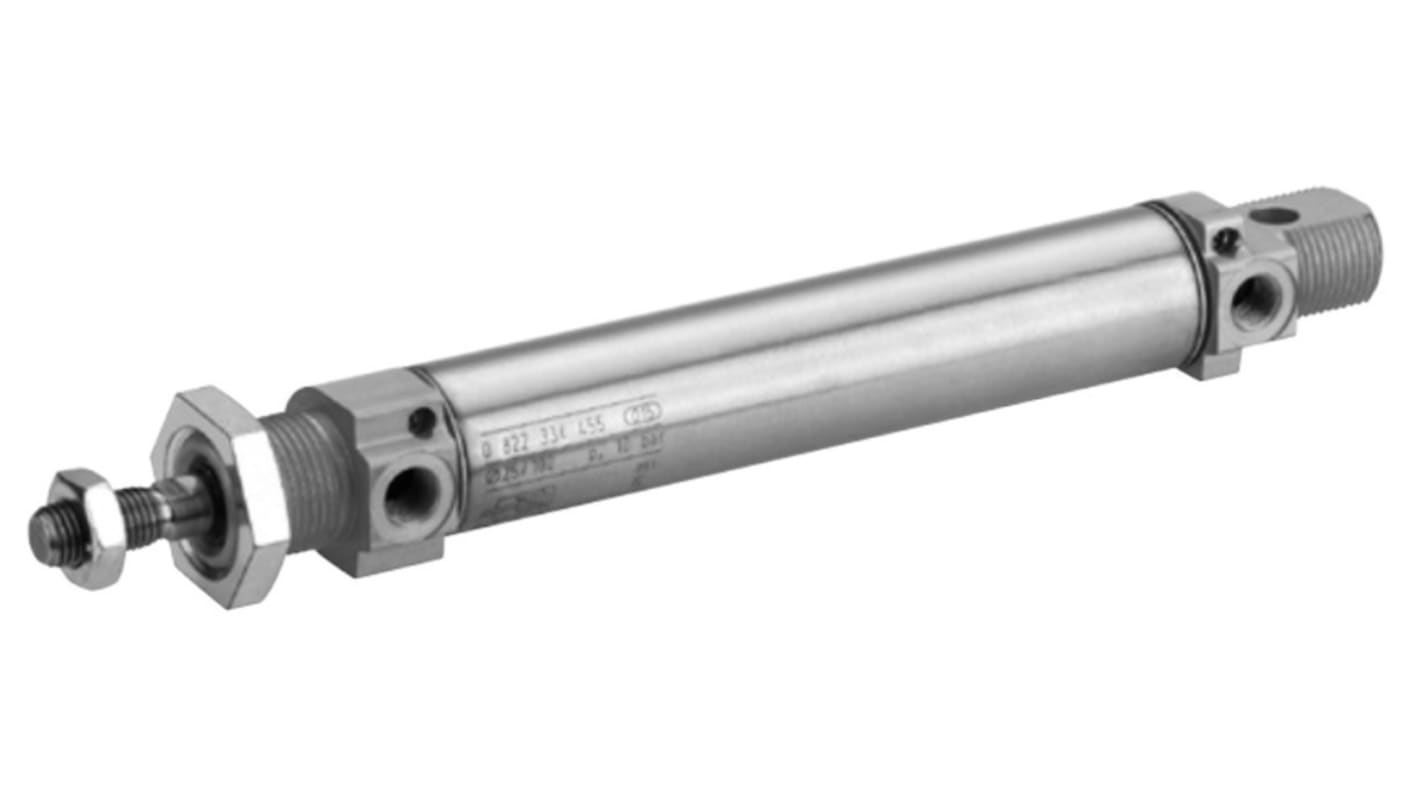 Cilindro pneumatico a stelo EMERSON – AVENTICS MNI, Doppio effetto, foro da 20mm, corsa 200mm, 10 bar max