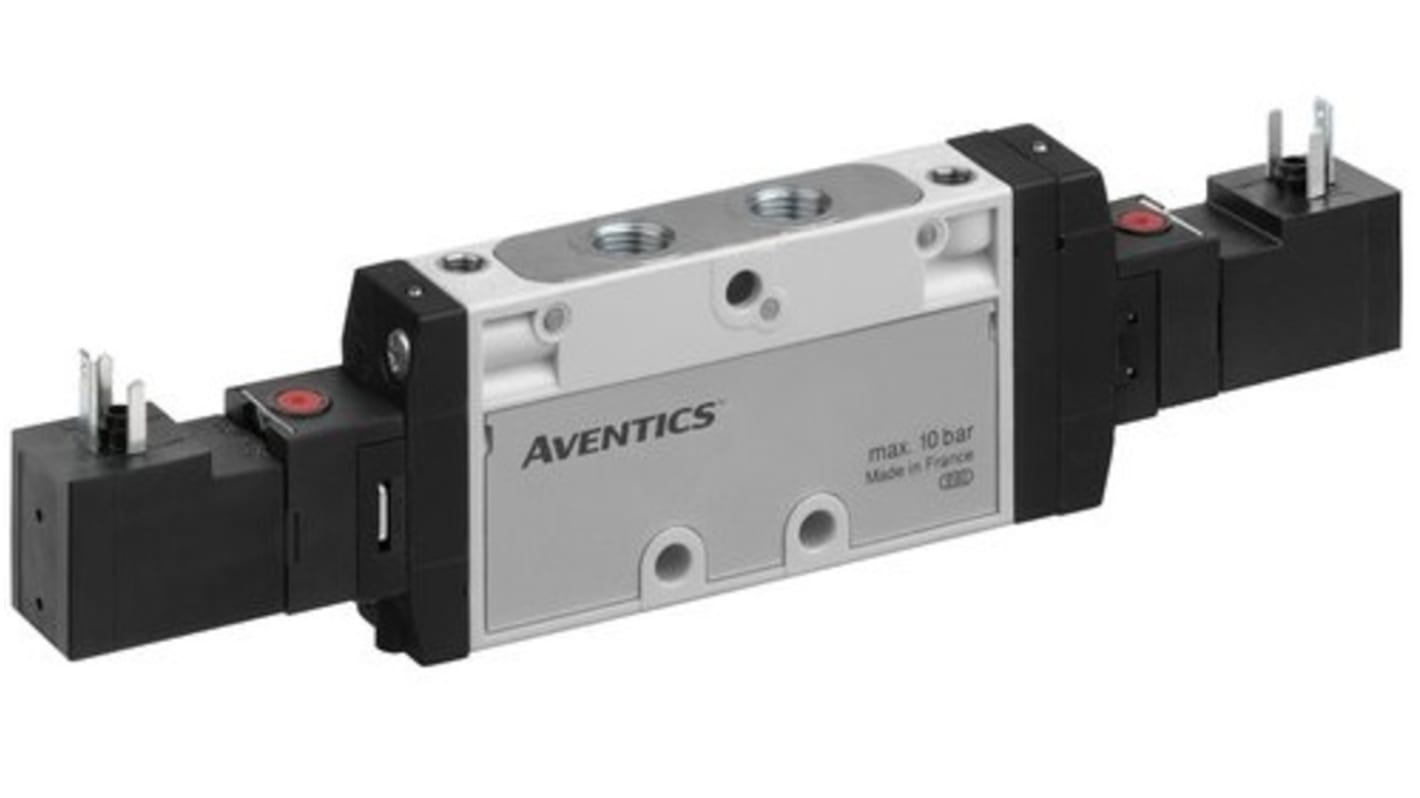 EMERSON – AVENTICS 5/2 Pneumatic Solenoid Valve - Solenoid/Solenoid G 1/8 TC08 Series 24V dc