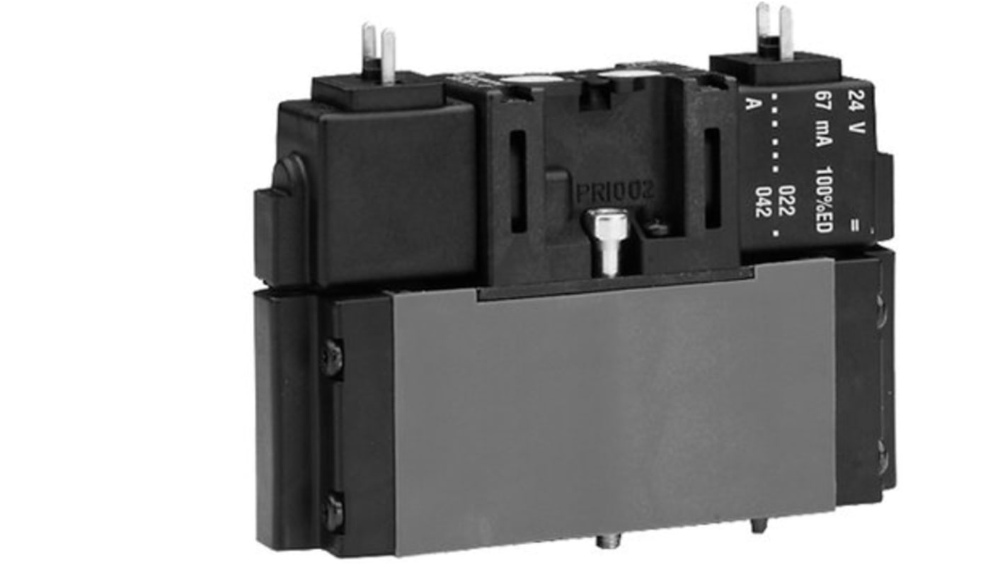 EMERSON – AVENTICS 5/2 Pneumatic Solenoid Valve - Solenoid/Pilot CD01-PA Series 24V dc