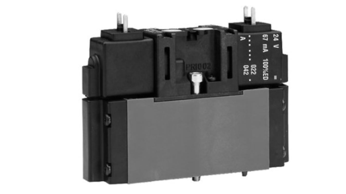 EMERSON – AVENTICS 5/3 Pneumatic Solenoid Valve - Pilot/Pilot CD01-PA Series 24V dc