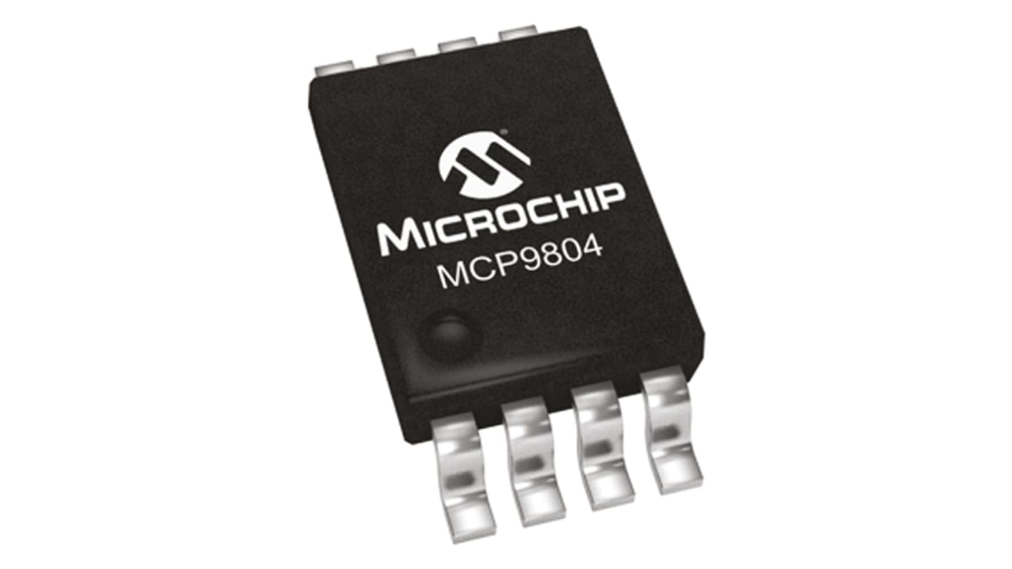 Convertisseur de température Microchip, -40 à +125 °C., MSOP 8-pin