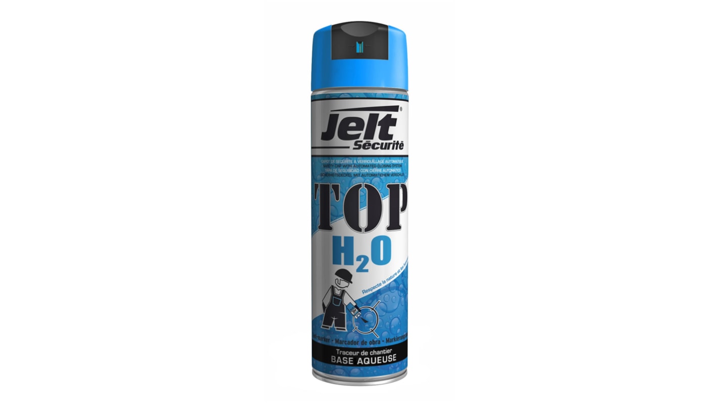 Peinture aérosol Jelt TOP H2O™, Bleu Mat, 650/500ml