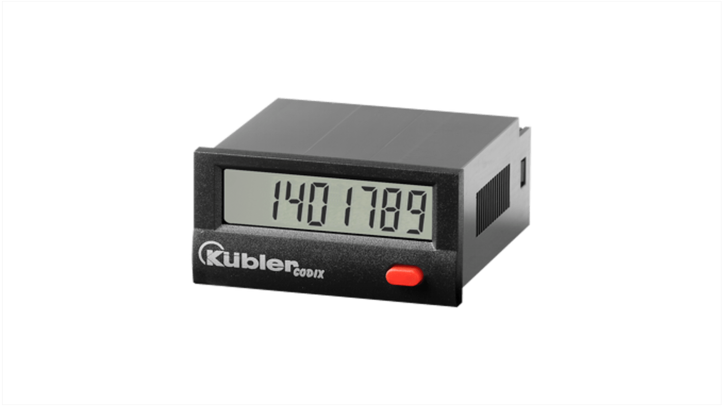 Rs-Online Contatore Kübler Impulsi 8kHz display LCD 7 cifre 10 → 30 V c.c