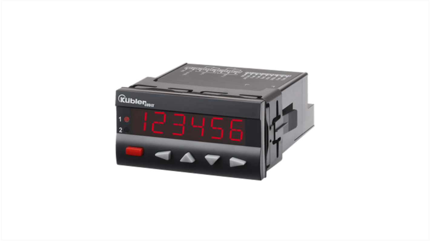 Rs-Online Contatore Kubler Rotazioni al minuto 65kHz display LED 6 cifre 10 → 30 V c.c