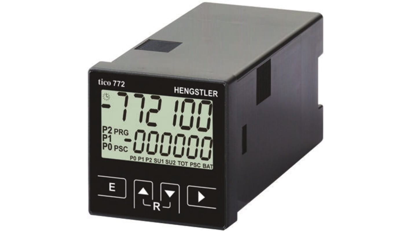 Contador Hengstler de Minutos, Segundos, con display LCD de 6 dígitos, 12 → 30 V dc
