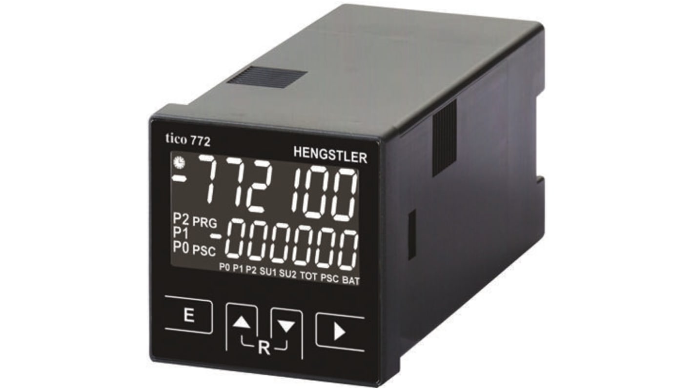 Rs-Online Contatore Hengstler Minuti Secondi 60kHz display LCD 6 cifre 12 → 30 V c.c