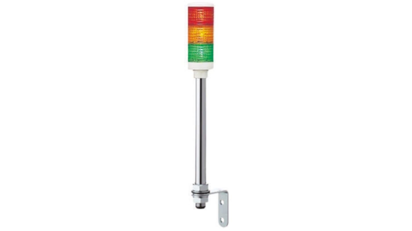 Schneider Electric Harmony XVC4 LED Signalturm 3-stufig Linse Rot/Grün/Gelb LED Orange, Grün, Rot + Dauer 473.5mm