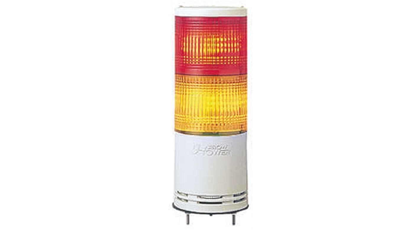 Rs-Online Torretta di segnalazione Schneider Electric 24 V c.a. / c.c. LED 2 elementi lenti Rosso/Ambra