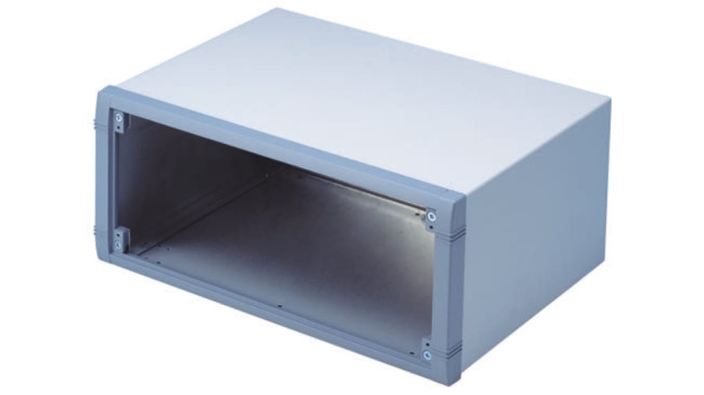 METCASE, Schalengehäuse, Grau, Aluminium, IP 40, 260 x 350 x 150mm, Unimet