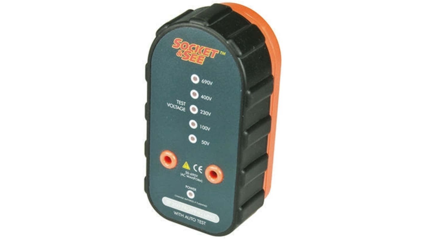 Socket & See SP-200 Prüfeinheit, 50 → 690V / Prüfstrom 36mA