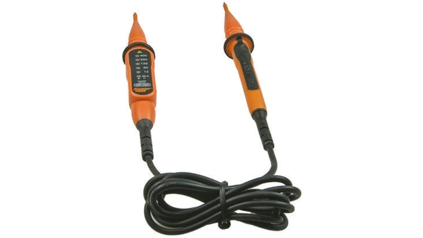 Socket & See VIP150, LED Voltage tester, 400V ac/dc, Mains Powered, CAT IV