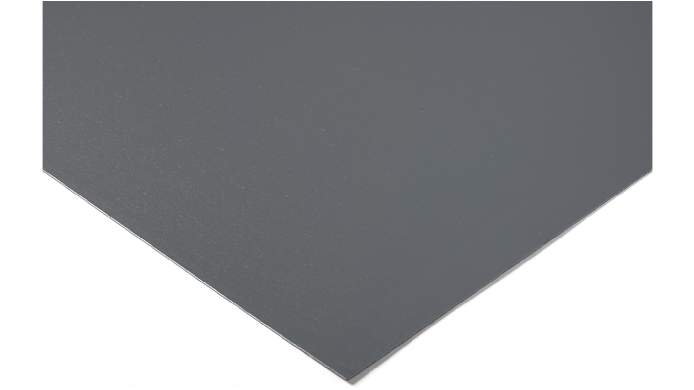 RS PRO Grey Plastic Sheet, 1000mm x 1000mm x 3mm