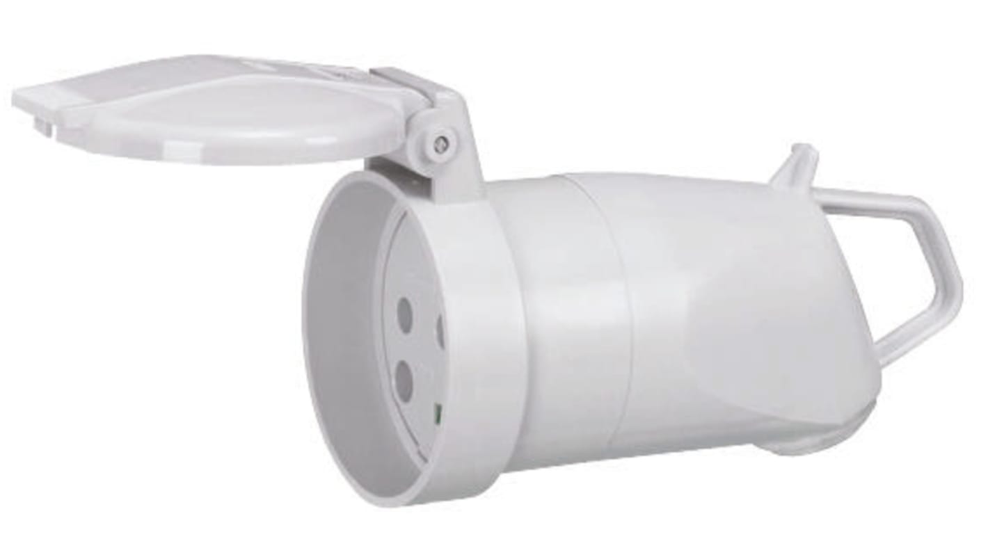 Legrand Netzsteckverbinder Kabel, 3PN+E, 3P+N+T, 400 V / 20A Grau, für Europa