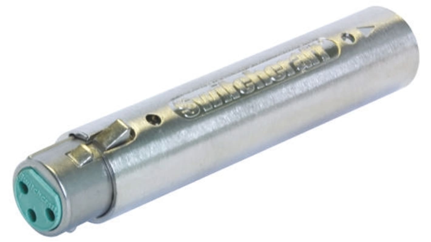 Switchcraft AV Adapter, Female XLR to Male XLR