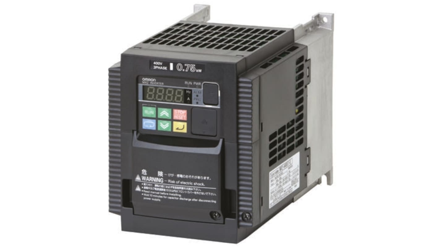 Omron Inverter Drive, 5.5 kW, 3 Phase, 400 V ac, 14.8 A, 3G3MX2 Series